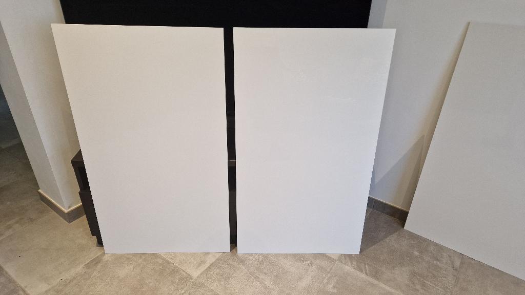 4 panneaux Farvik pour porte coulissante - verre blanc, Huis en Inrichting, Kasten | Kleerkasten, Gebruikt, 200 cm of meer, 50 tot 100 cm