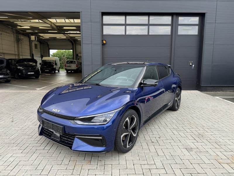 Kia EV6 GT Line GRANTIE TOT 2030, Auto's, Automaat, Euro 6, Blauw, Elektrisch