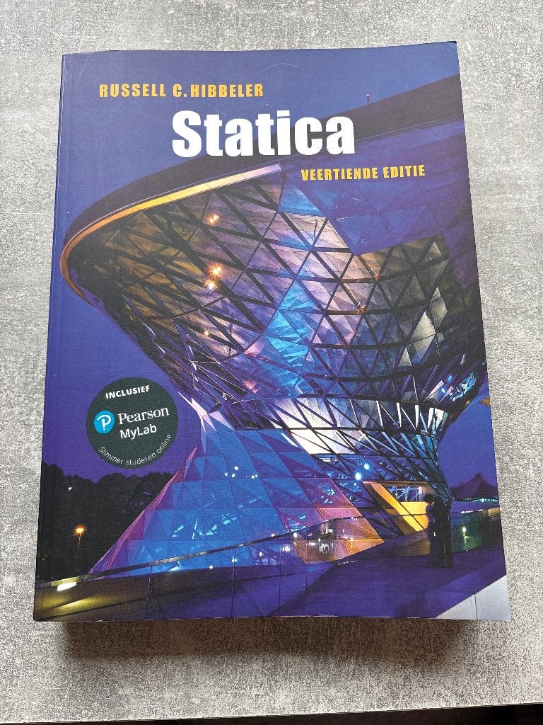 Boek statica veertiende editie, Boeken, Ophalen, Zo goed als nieuw
