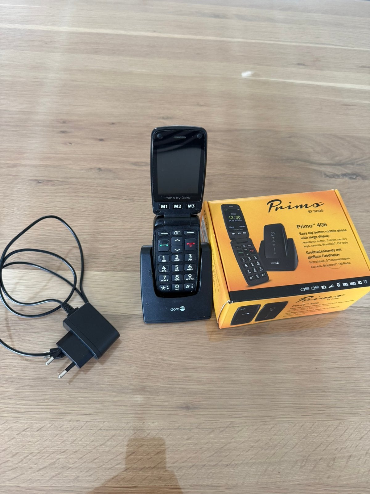 Seniorentelefoon / gsm Doro Primo 406, Gebruikt, Inklapmodel, Ophalen of Verzenden, Minder dan 3 megapixel