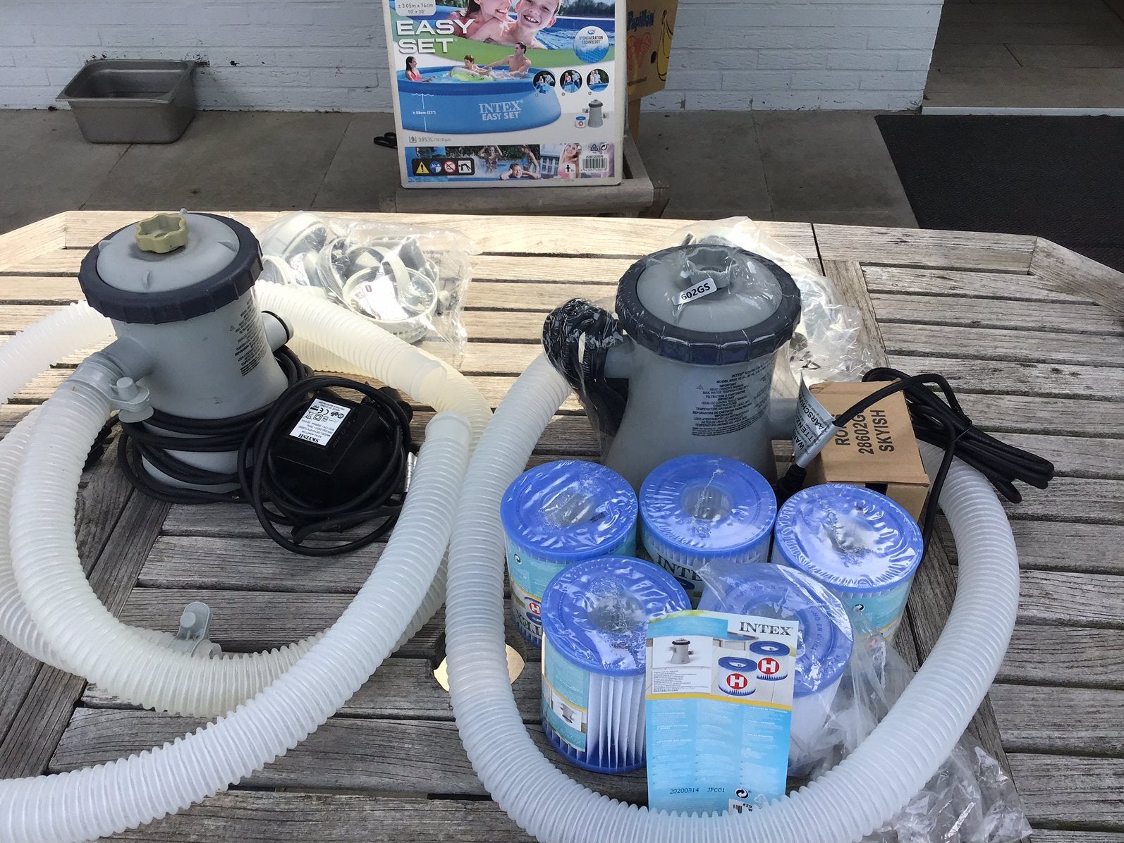 POMPE À FILTRE INTEX MODÈLE 602 G, Enlèvement, Comme neuf