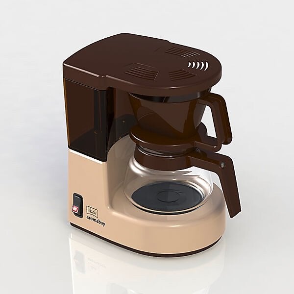 Melitta Aromaboy Beige (Vintage Style, Nieuw model), Ophalen, Koffiemachine, Gemalen koffie, Zo goed als nieuw