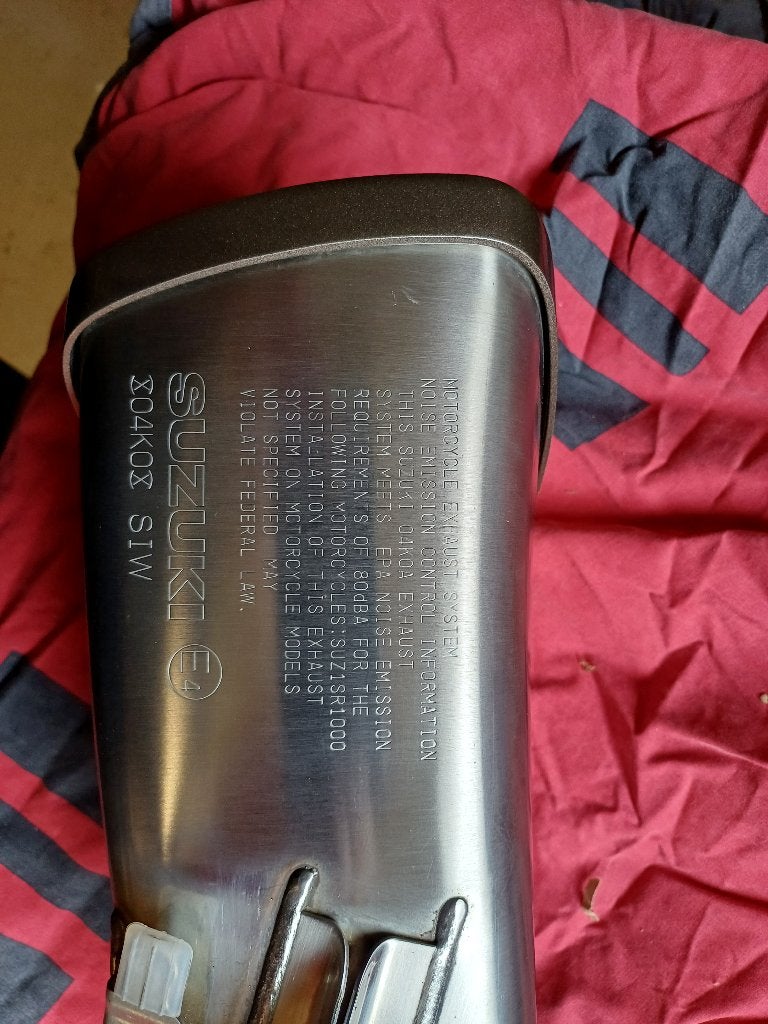 pot d'échappement Suzuki, Motos, Pièces | Suzuki, Enlèvement, Utilisé