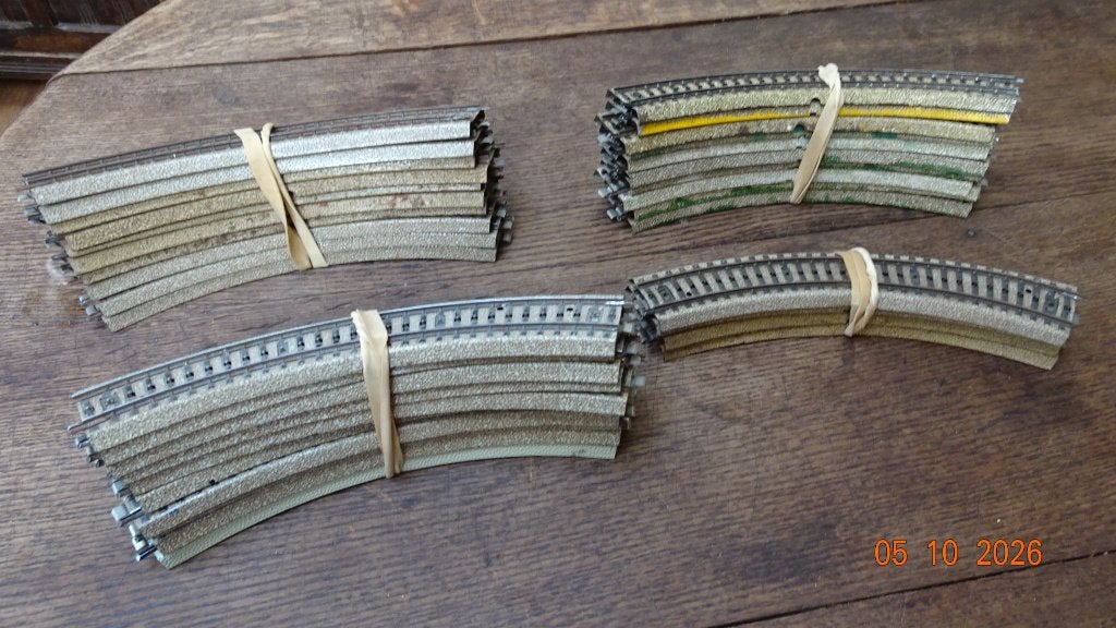 34 rails Marklin 5120, Enlèvement ou Envoi, Courant alternatif, Rails, Utilisé