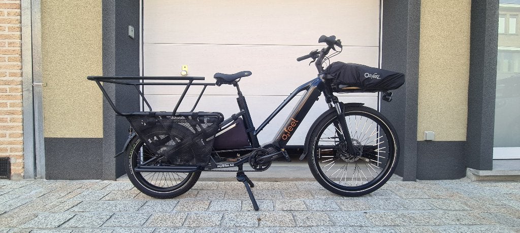 Electrische cargofiets met riemaandreiving., Vélos & Vélomoteurs, Vélos électriques, Autres marques, 47 à 51 cm, 50 km par batterie ou plus