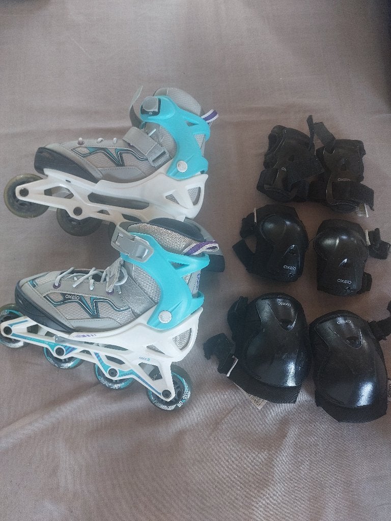 Verstelbare inlineskeelers kind maat 35-38, Inline skates 4 wielen, Ophalen, Overige merken, Verstelbaar