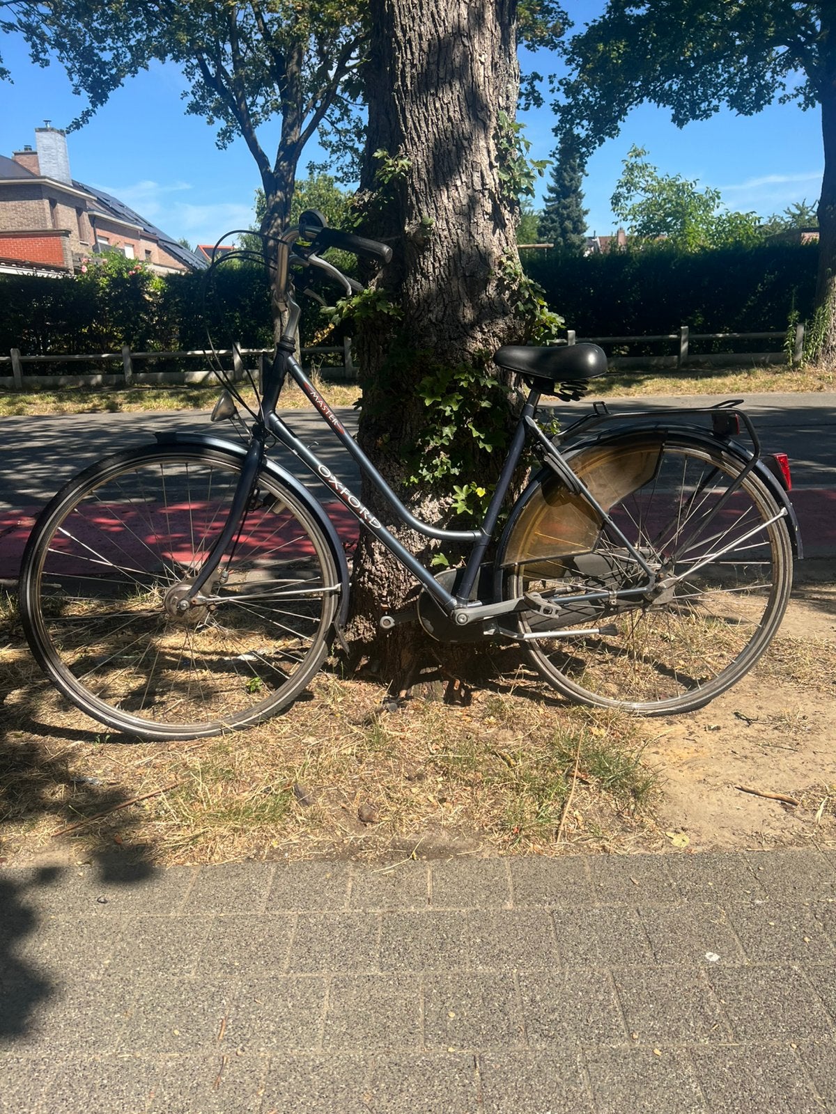 Dames fiets oxford, Ophalen