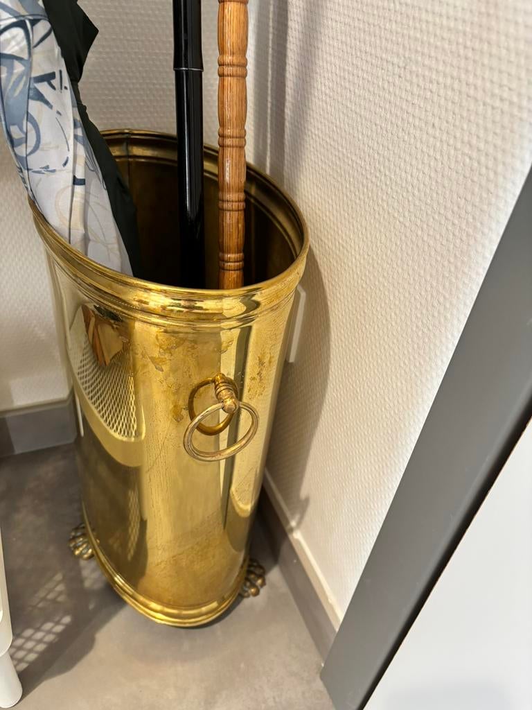 Porte parapluies en cuivre, Enlèvement, Comme neuf