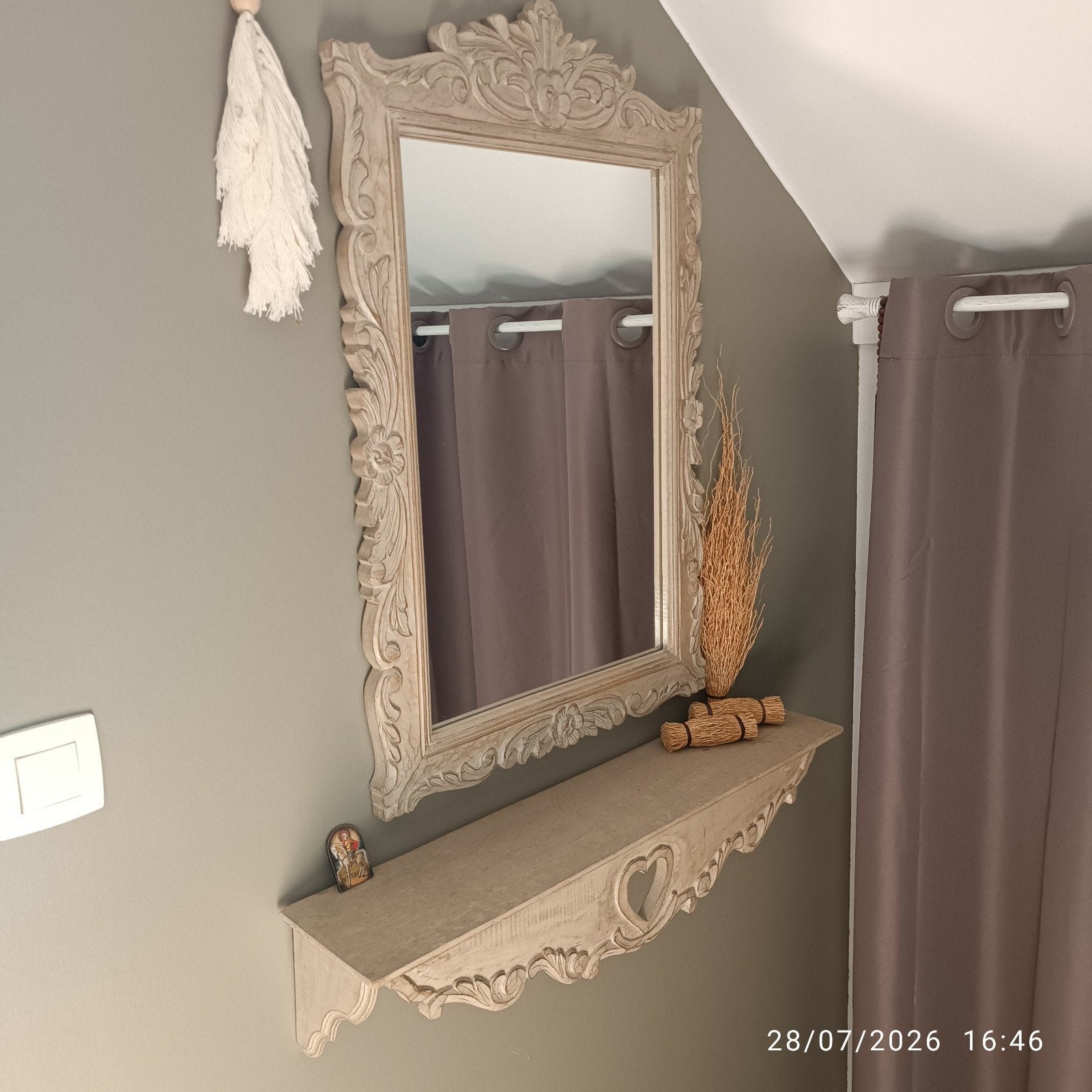 Miroir et tablette top état, Maison & Meubles, Accessoires pour la Maison | Miroirs