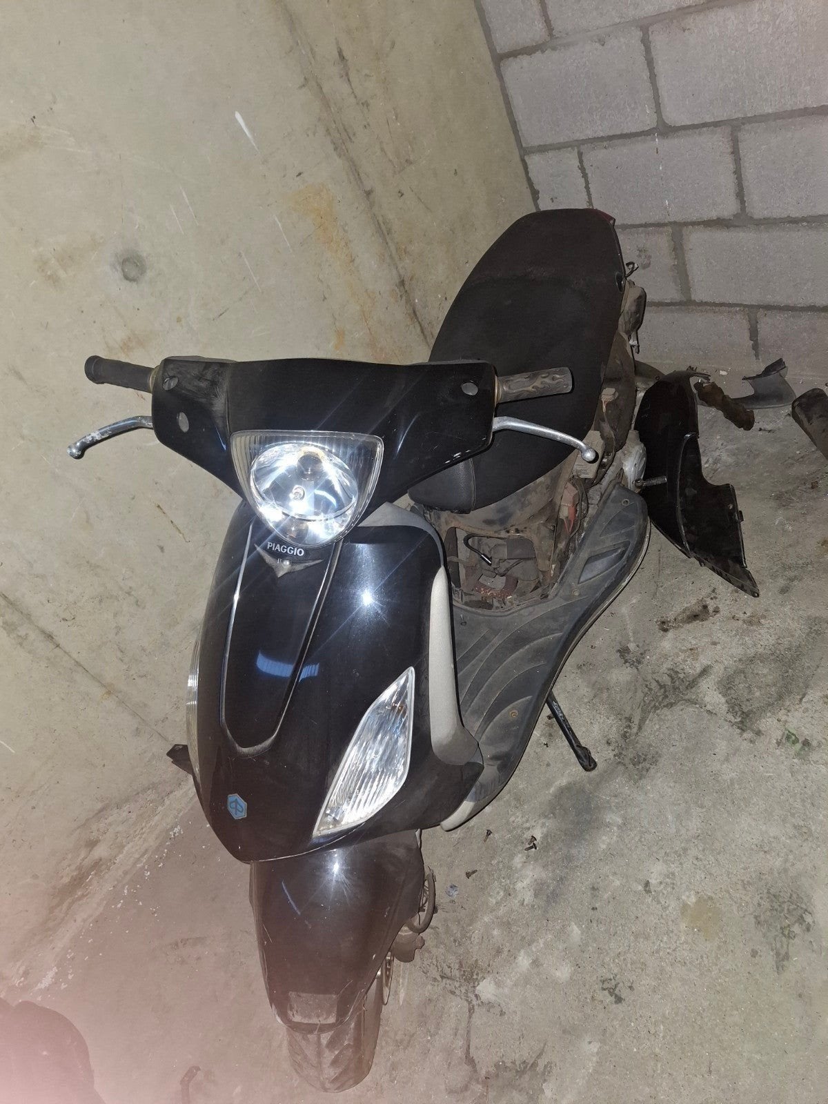 piaggio fly, Ophalen, Fly