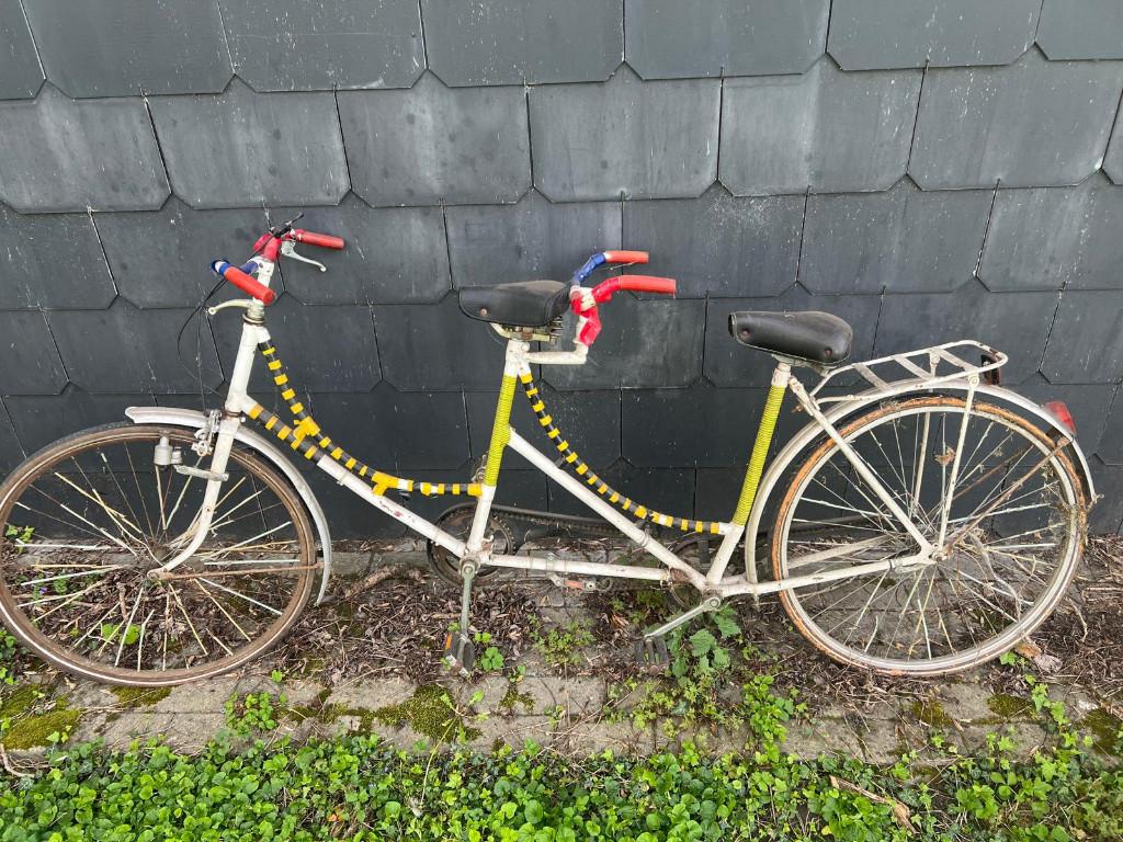 Tandem ancien a vendre, Fietsen en Brommers, Ophalen, Gebruikt