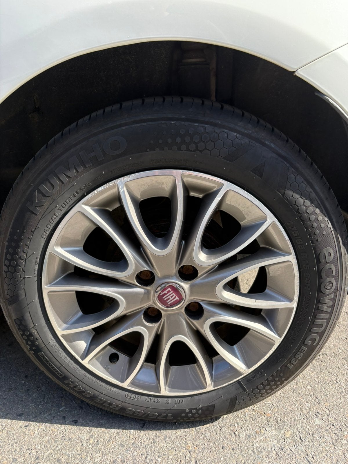 4 jantes fiat punto, Autos : Pièces & Accessoires, Enlèvement, Jante(s)