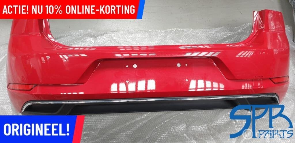 GOLF 7 7.5 FACELIFT Achterbumper LY3D BUMPER DIFFUSER CHROOM, Auto-onderdelen, Carrosserie, Bumper, Volkswagen, Achter, Nieuw