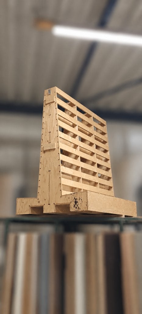 Platenbokken / houtrekken dubbelzijdig – 3 stuks multiplex, Zakelijke goederen, Ophalen