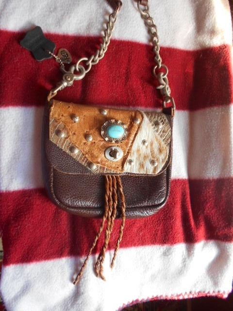 fait main aux États-Unis, petit sac à main en cuir, Enlèvement ou Envoi, Neuf, Brun, Sac à bandoulière