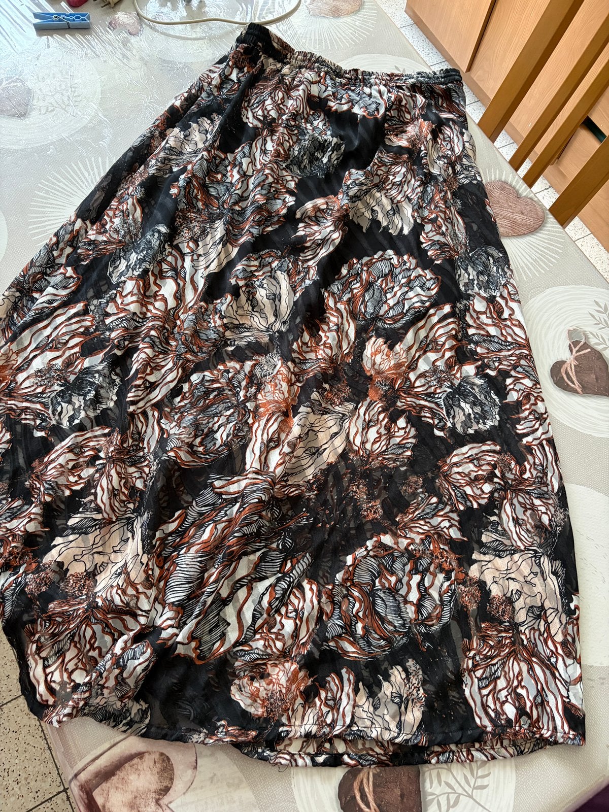 GARCIA JEANS T S Soepele lange rok met boho-bloemenpatroon, Kleding | Dames, Ophalen of Verzenden, Zo goed als nieuw, Zwart