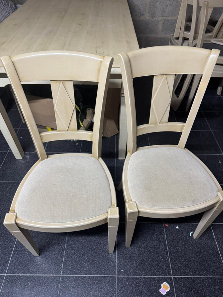 6 Eiken stoelen, Huis en Inrichting, Stoelen, Ophalen, Gebruikt, Overige kleuren, Klassiek