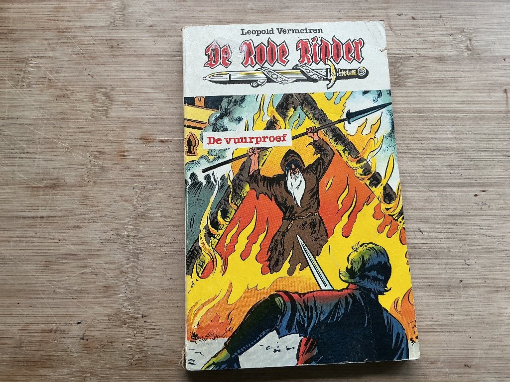 De rode ridder en de vuurproef, Boeken, Gelezen, Leopold Vermeiren, Ophalen of Verzenden, Fictie