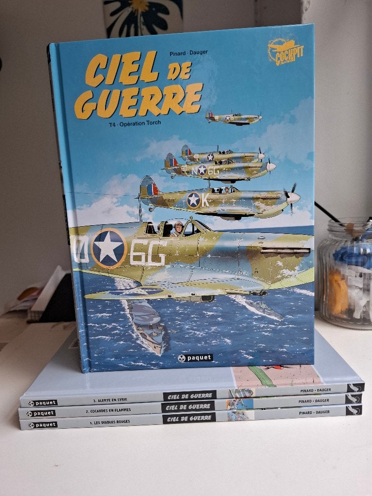 CIEL DE GUERRE TOMES 1 à 4 SERIE COMPLETE TTBE TOUS EO, Série complète ou Série, Enlèvement ou Envoi, Comme neuf