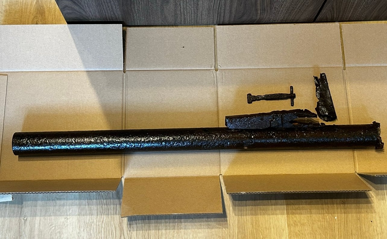 Pzf buis relic, Verzamelen, Militaria | Tweede Wereldoorlog, Verzenden, Landmacht, Hulzen of Bodemvondsten