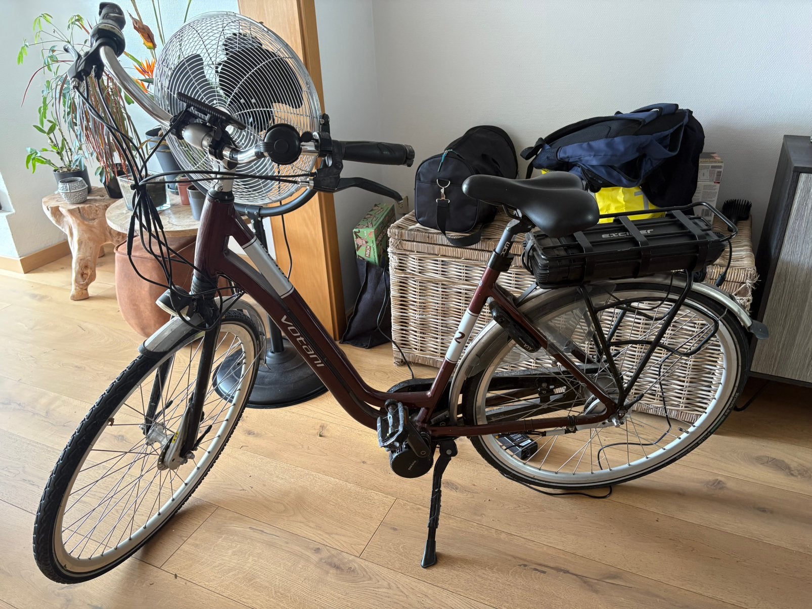 Elektrische fiets dames, Ophalen, Gebruikt
