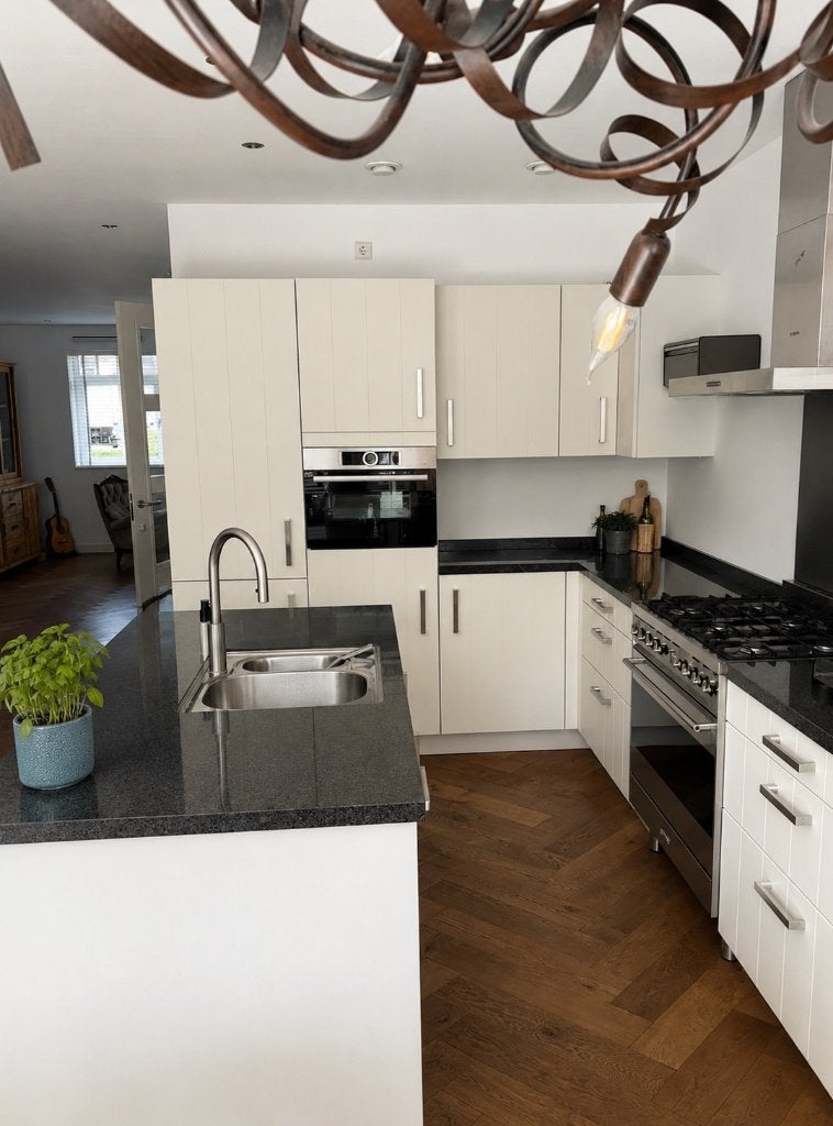 ✨ CUISINE DESIGN AVEC ÎLOT ET APPAREILS ÉLECTROMÉNAGERS ✨