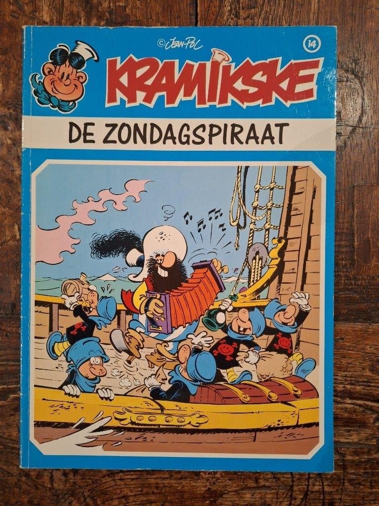 Kramikske 14: de zondagspiraat, Eén stripboek, Ophalen of Verzenden, Gelezen