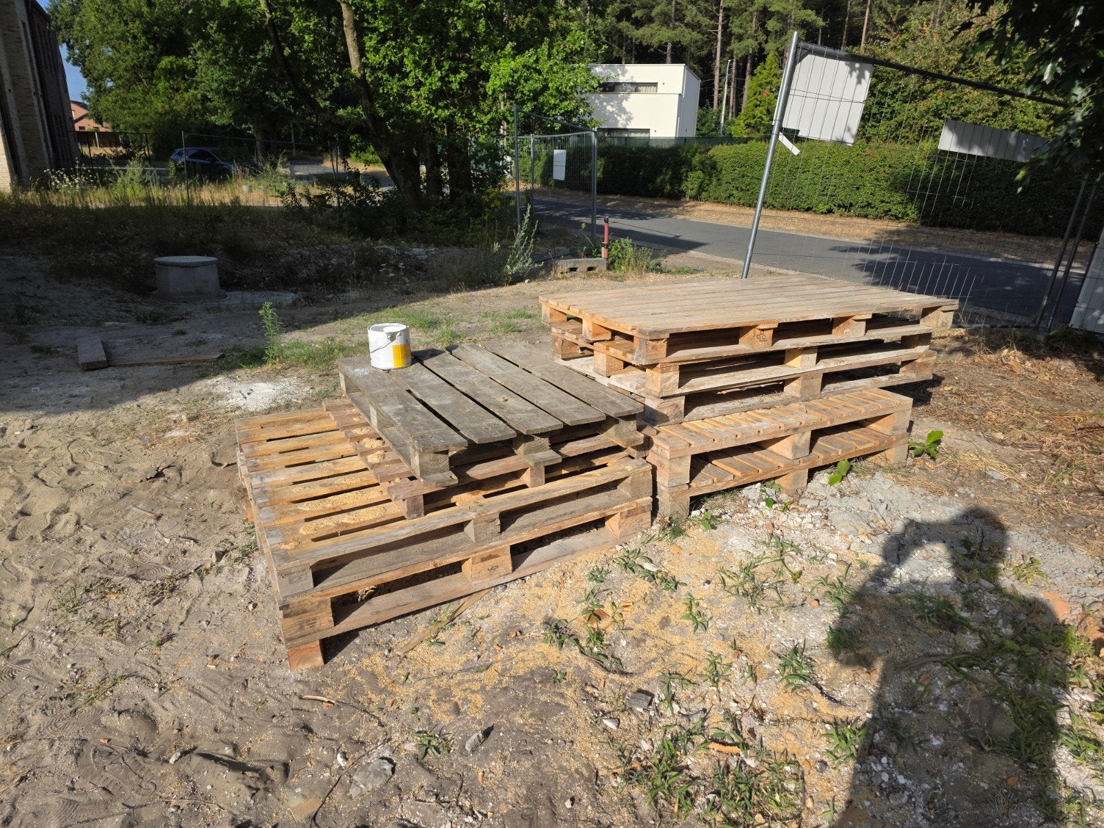 Paletten gratis af te halen. Diverse maten., Ophalen, Zo goed als nieuw, Pallet
