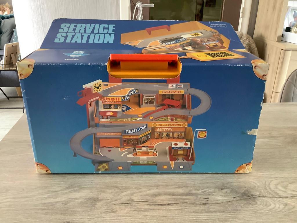 Vintage speelgoed Shell Service-Station, Ophalen of Verzenden, Gebruikt