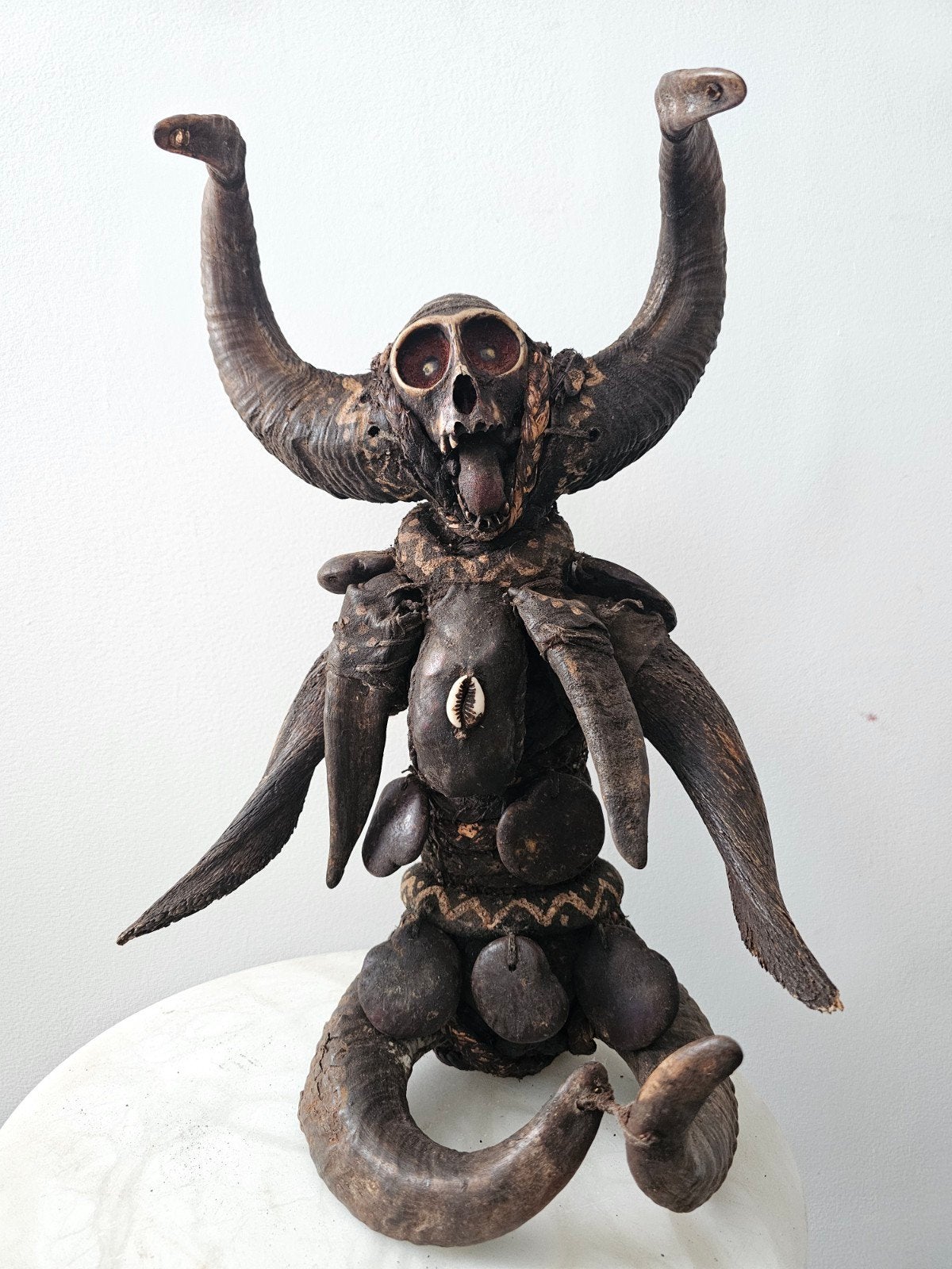 Fetish Fon uit Benin, 40cm, 40 cm, Natuurlijk materiaal, Afrika, Handgemaakt