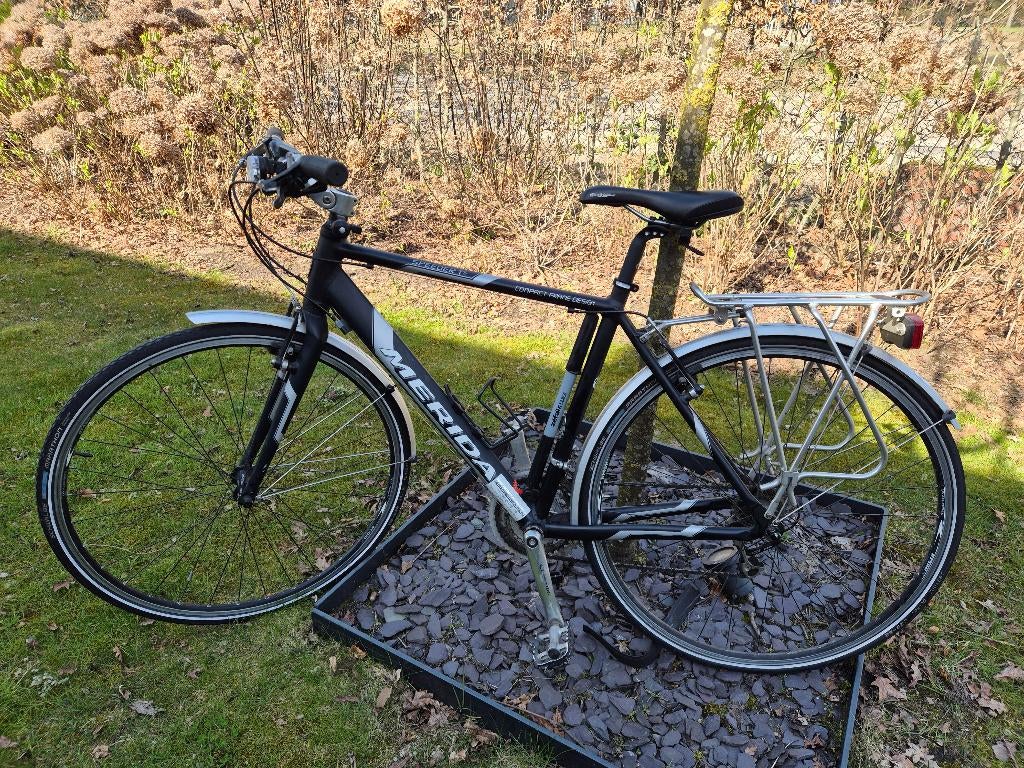 Sportieve herenfiets Merida, Fietsen en Brommers, Fietsen | Heren | Herenfietsen, Versnellingen, Zo goed als nieuw, 53 tot 57 cm