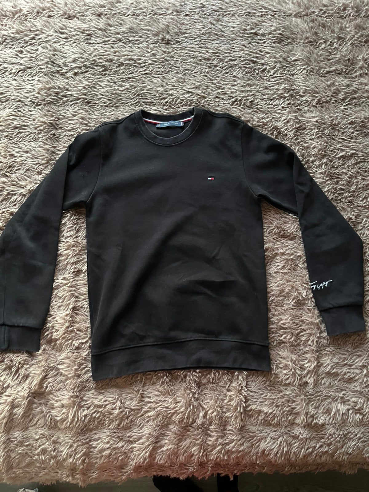 Tommy hilfiger trui, Kleding | Heren, Truien en Vesten, Ophalen of Verzenden, Zo goed als nieuw, Maat 46 (S) of kleiner, Zwart