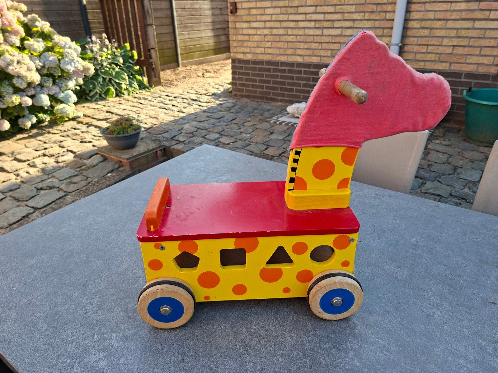 Auto, paarde, Ophalen
