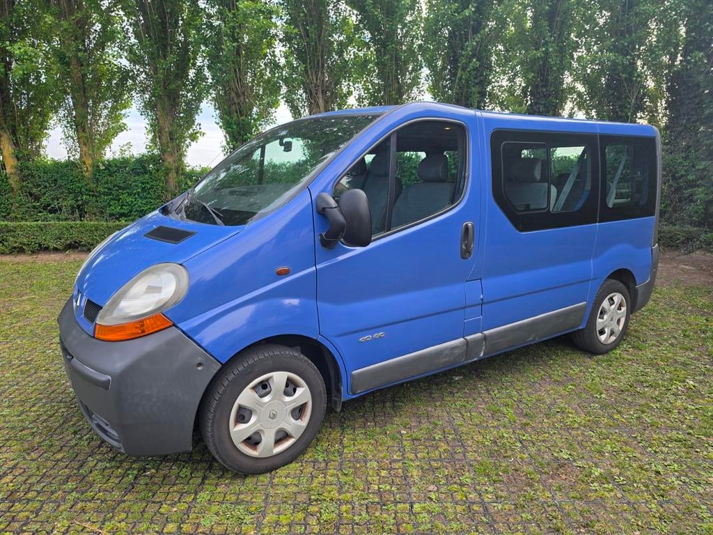 Renault Trafic Minibus 1.9dci 9 Plaatsen Zeer Goede Staat !, Auto's, Monovolume, Blauw, Particulier, Onderhoudsboekje