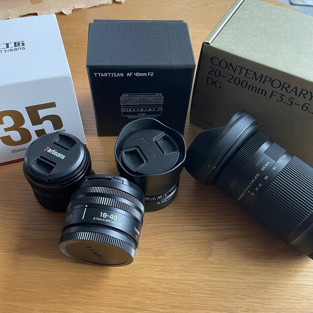 Lumix 18-40mm Sigma 20-200mm & more L mount lenses, Enlèvement, Sigma
