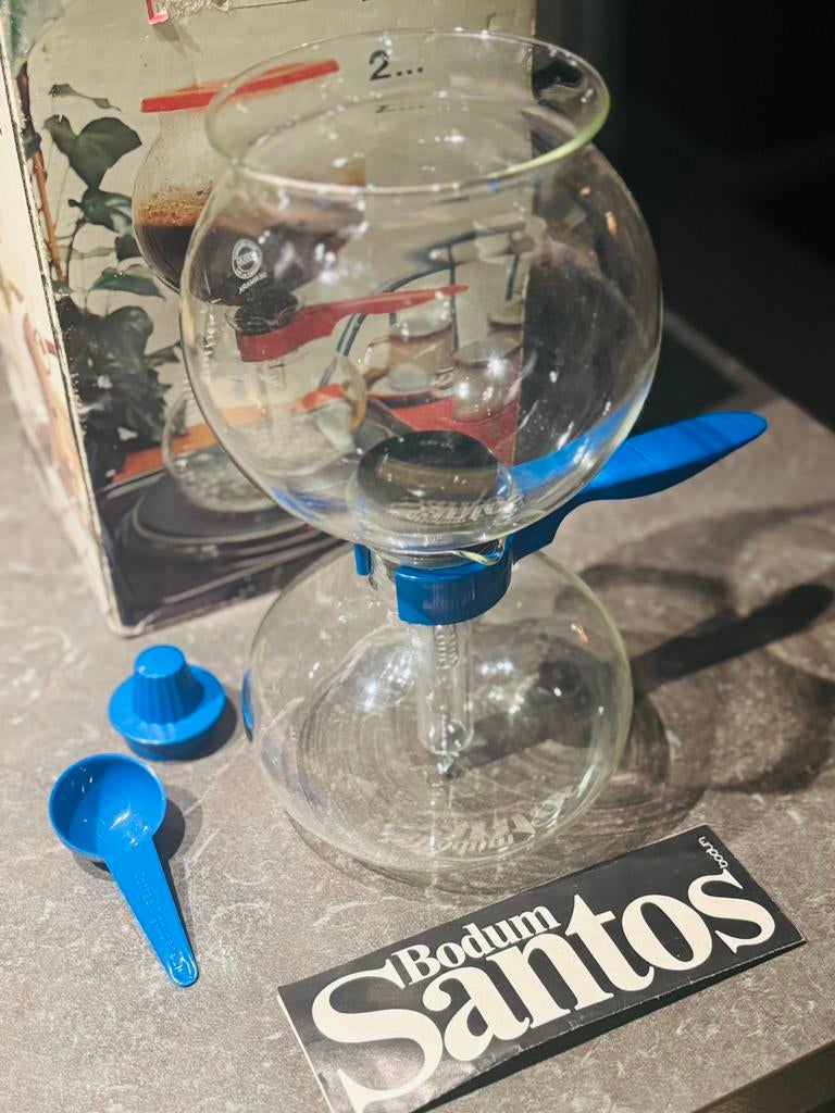 Sifon-koffiezetter Bodum Santos, Bodum, Ophalen of Verzenden, Glas, Overige typen