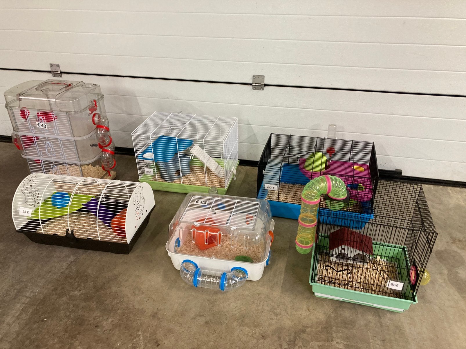 Hamsterkooien, Ophalen, Zo goed als nieuw