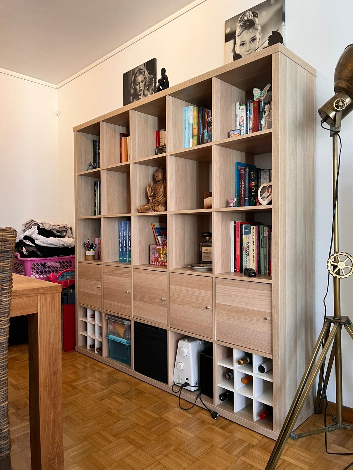 Kallax 25 vakken, Huis en Inrichting, Ophalen, Zo goed als nieuw, Overige houtsoorten, Ikea