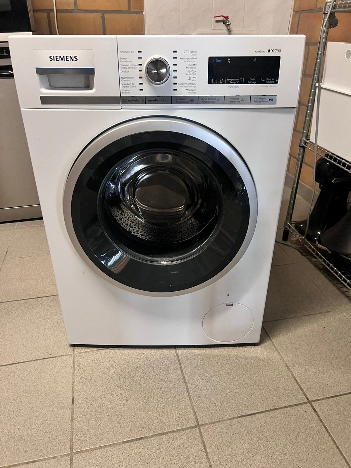 Simens iq700  wasmachine voor reparatie of onderdelen, 8 tot 10 kg, Ophalen, Gebruikt, Voorlader