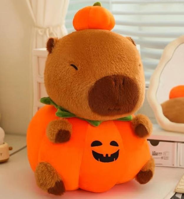 Jolie peluche Capybara Halloween (25 cm), Envoi, Neuf