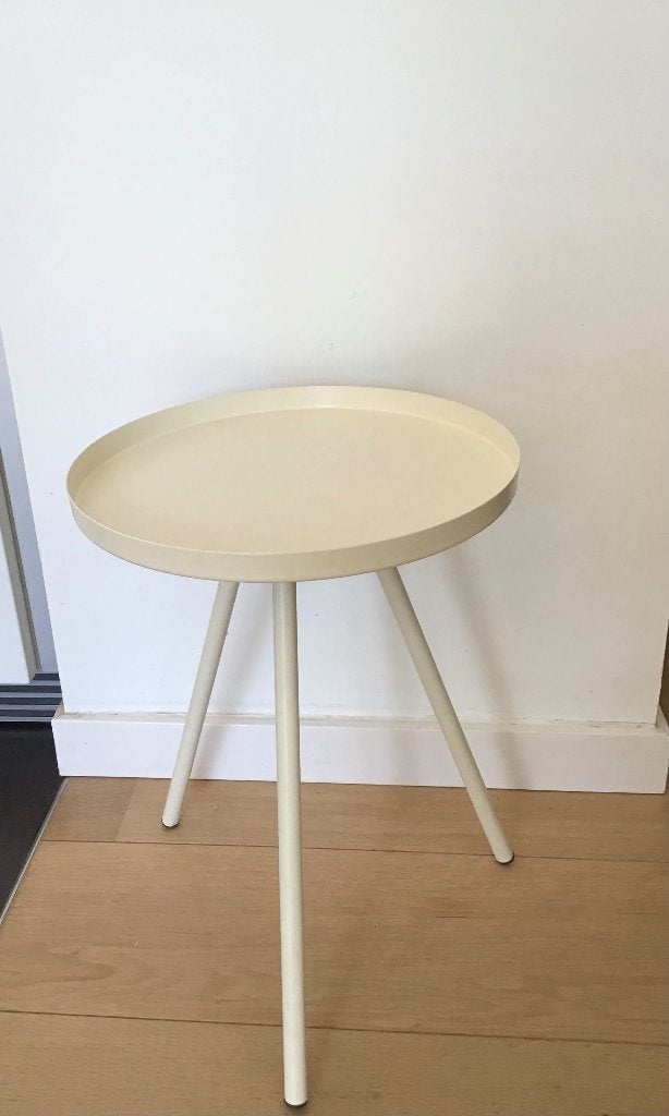 Table d’appoint en métal H&M Home, Enlèvement, Comme neuf, Rond, Métal ou Aluminium