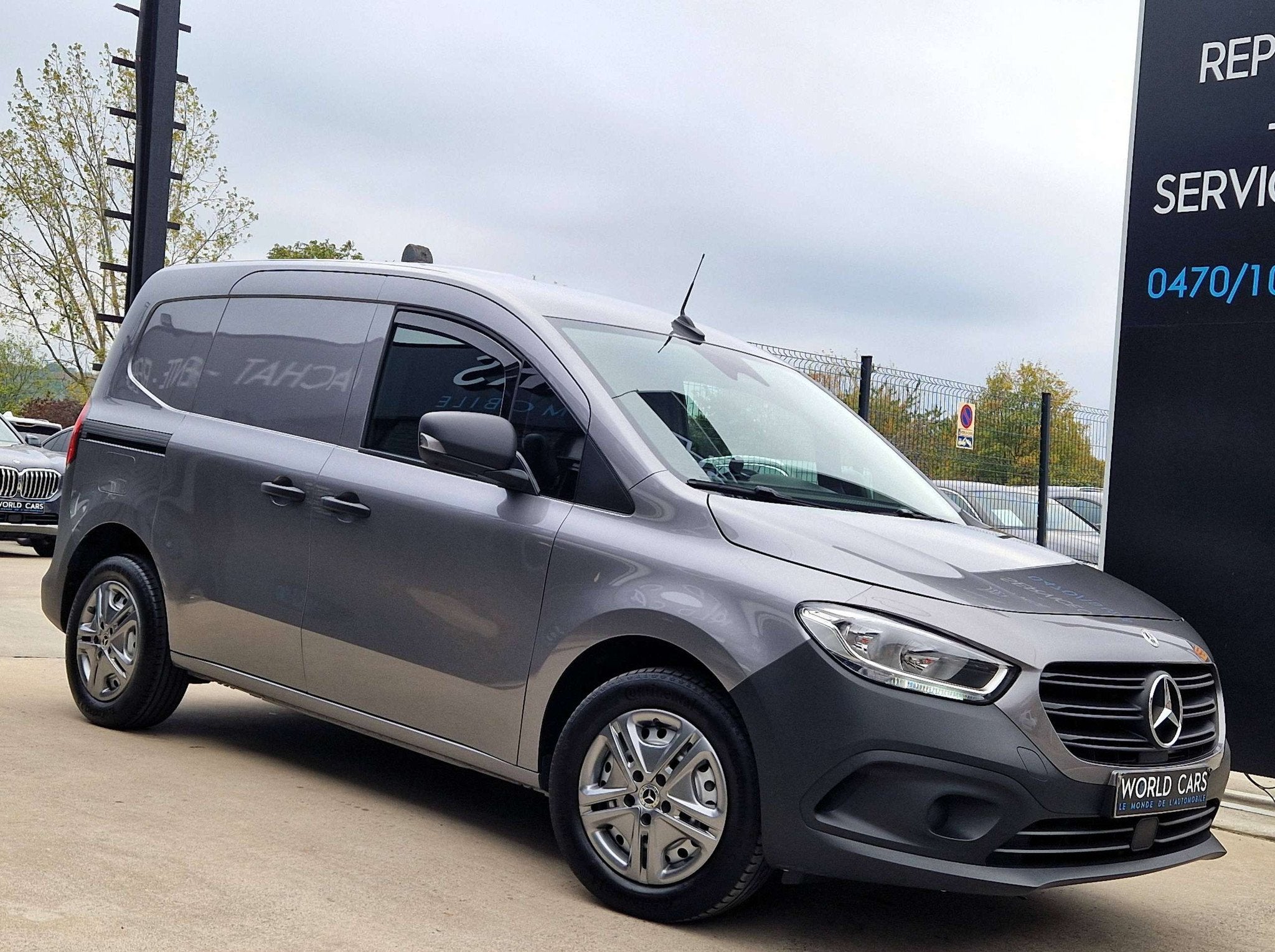 Mercedes-Benz Citan 1.5 CDI 110 - TVAC / BTWin - 3 PLACES -, Auto's, 4 deurs, Stof, Gebruikt, 4 cilinders