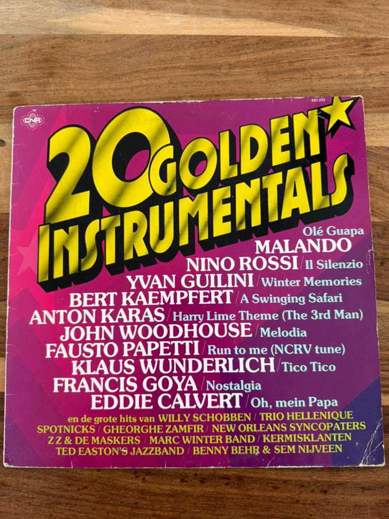 20 golden instrumentals plaat, Cd's en Dvd's, Vinyl | Klassiek, Ophalen, Gebruikt