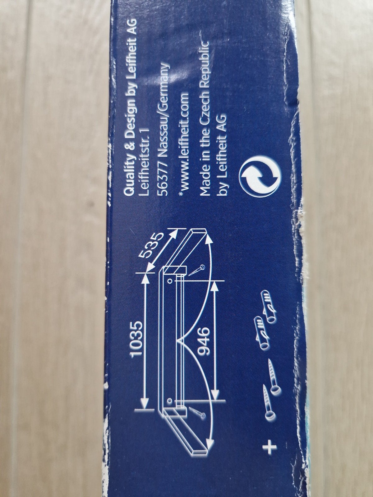 Droogrek leifheit telegant 81 protect plus, Ophalen