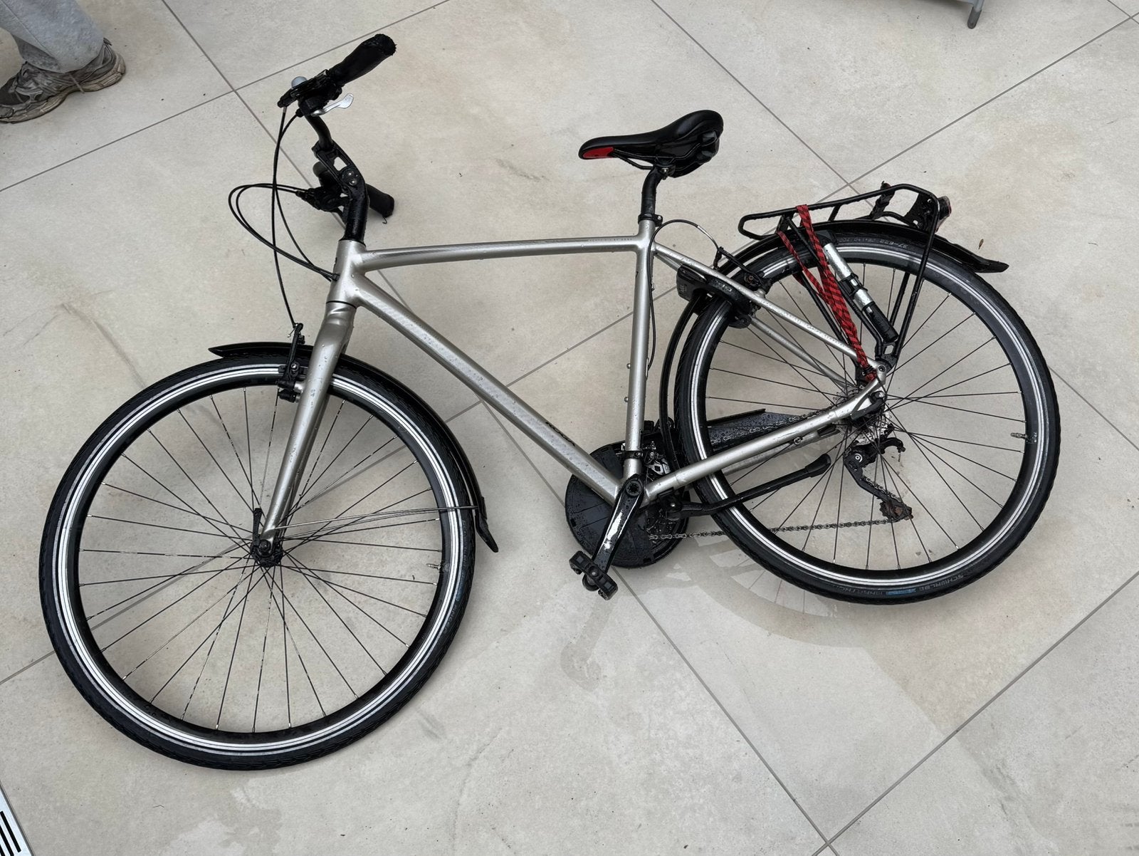 Zilveren stadsfiets, Ophalen, Zo goed als nieuw