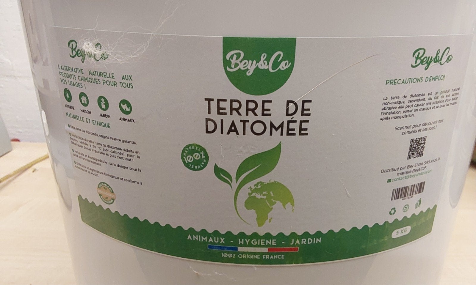 Diatomée pure (terre de), Enlèvement