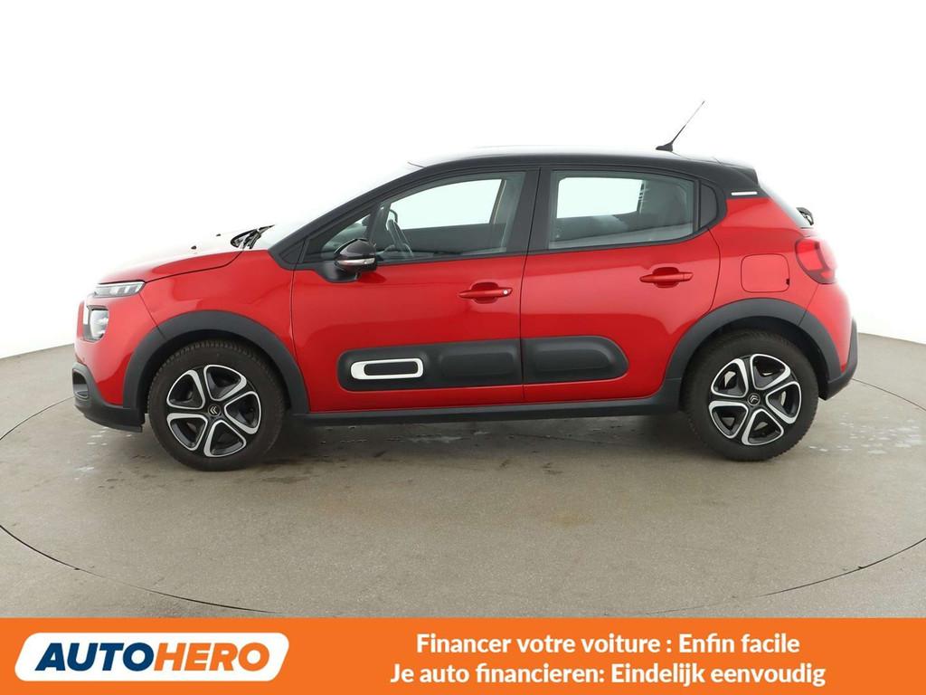 Citroën C3 1.2 PureTech Shine (bj 2022, automaat), Auto's, Stof, Gebruikt, 1199 cc, 1165 kg