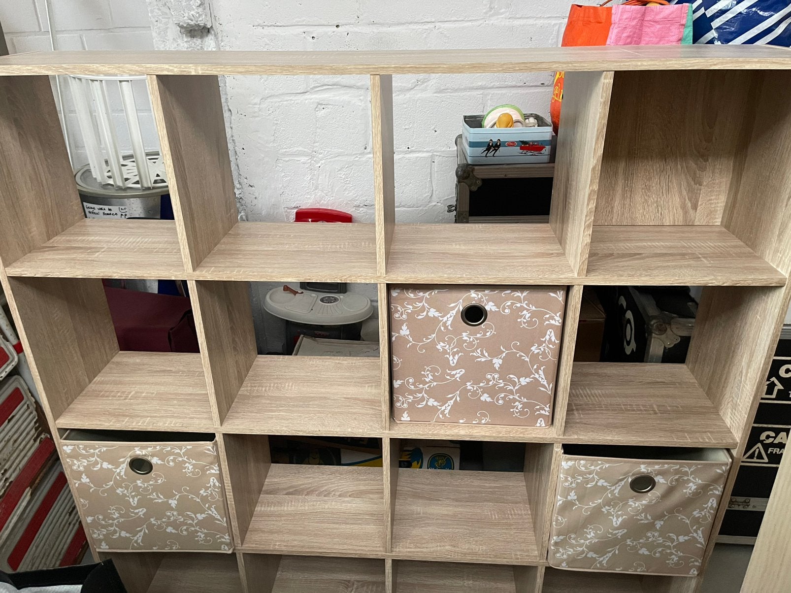 IKEA KALLAX 44 vakkenkast – lichte eikenlook, Huis en Inrichting, Kasten | Wandmeubels, Ophalen, Gebruikt