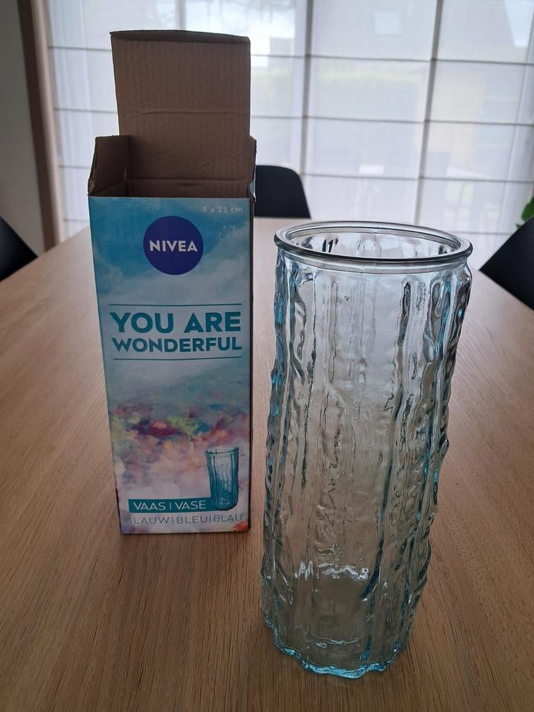 Nieuwe lichtblauwe vaas, Ophalen, Blauw, Nieuw, Glas