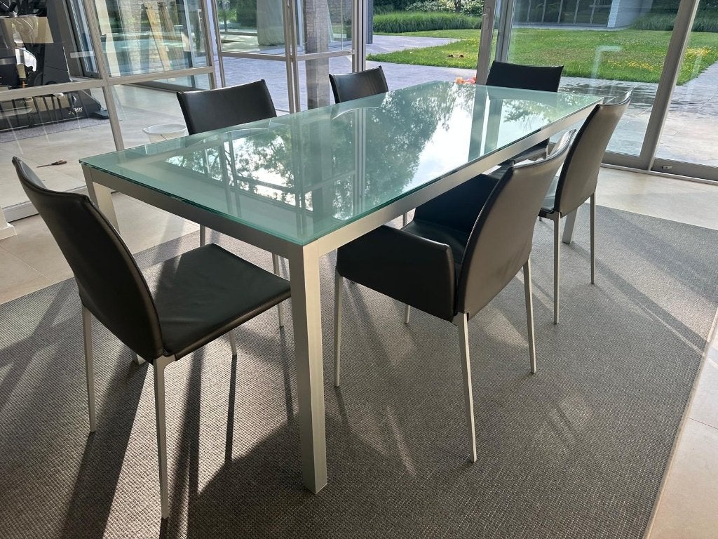 Stoelen, Gris, Enlèvement ou Envoi, Comme neuf, Cinq, Six Chaises ou plus